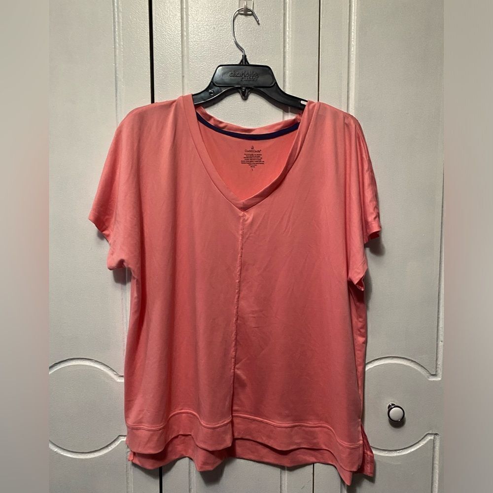 Cuddl Duds short Sleeve Super Soft T-Shirt  L